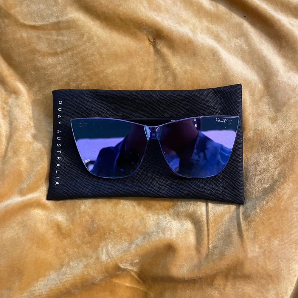 Quay Australia Purple Tinted Oversized sunglasses